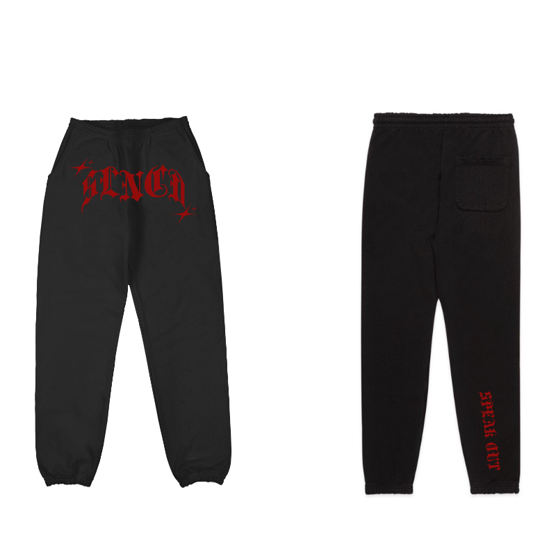 RED SLNCD JOGGERS